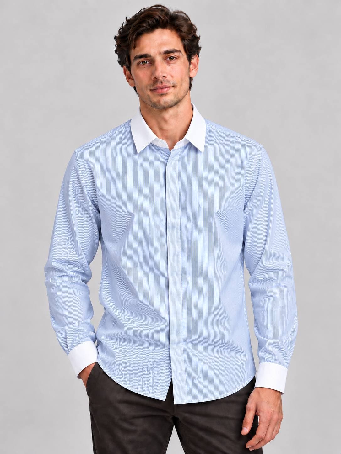 ant China Rubashka 23 mpls / blue / M